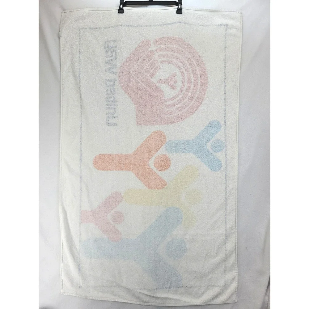 Vintage United Way Charity Logo Beach Towel 57